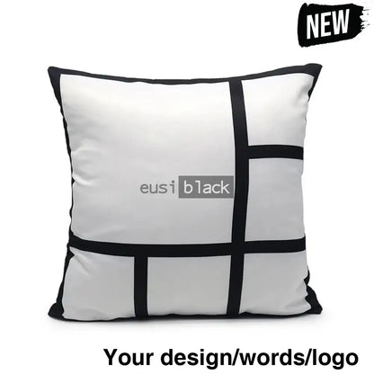 Six panel throw pillow Case + insert