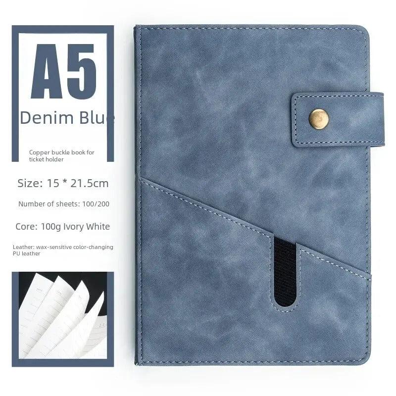 Notebook with phone pouch | A5