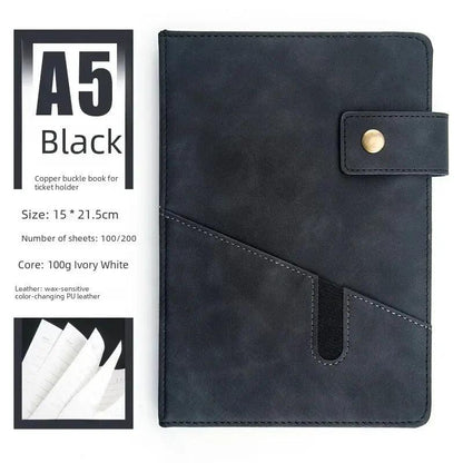 Notebook with phone pouch | A5