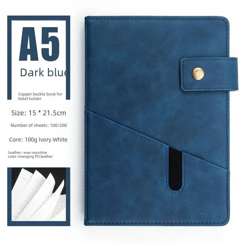 Notebook with phone pouch | A5