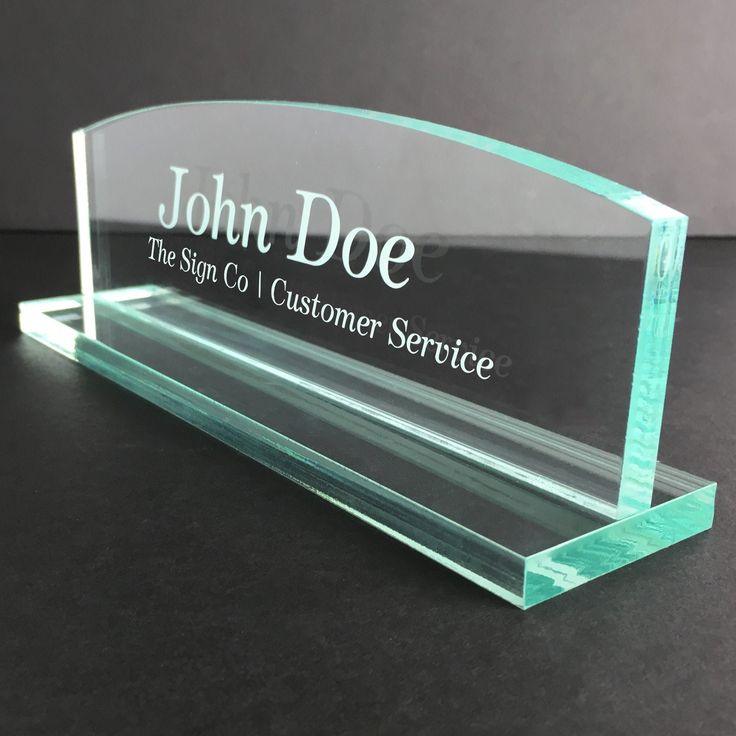 Acrylic Desk Name Plate