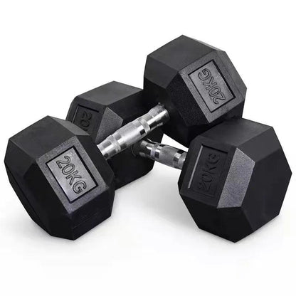 Hex dumbbell set