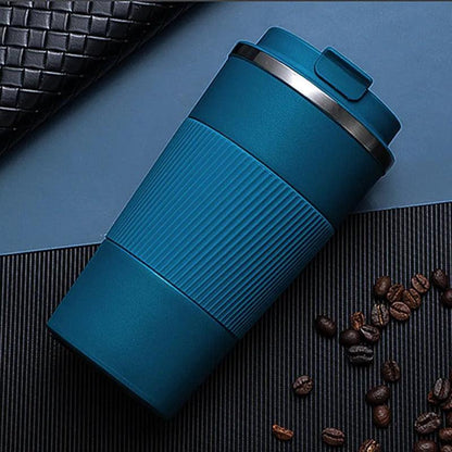 Anti-slip thermal travel mug