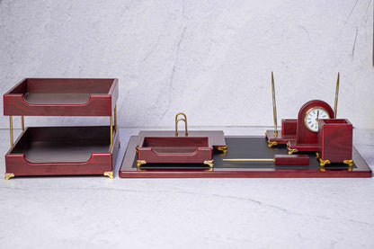 Executive two twin desk organizer