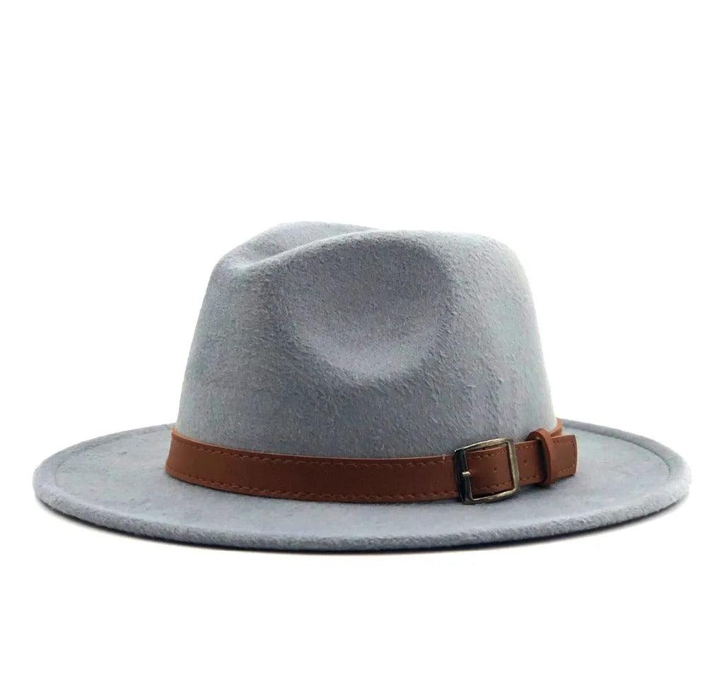 Buckled cowboy fedora hat