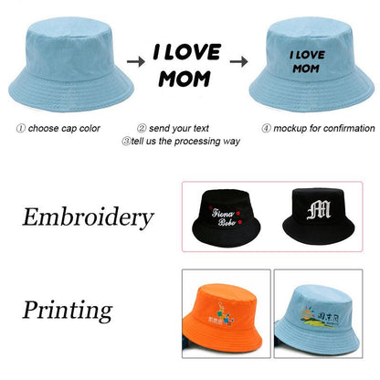 Personalized bucket hat