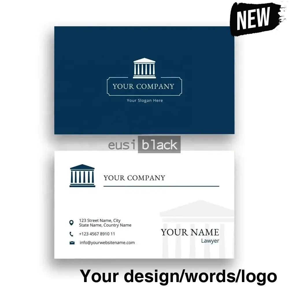 Business card Single sided / Plain