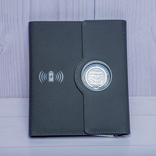 Center LED power bank notebook