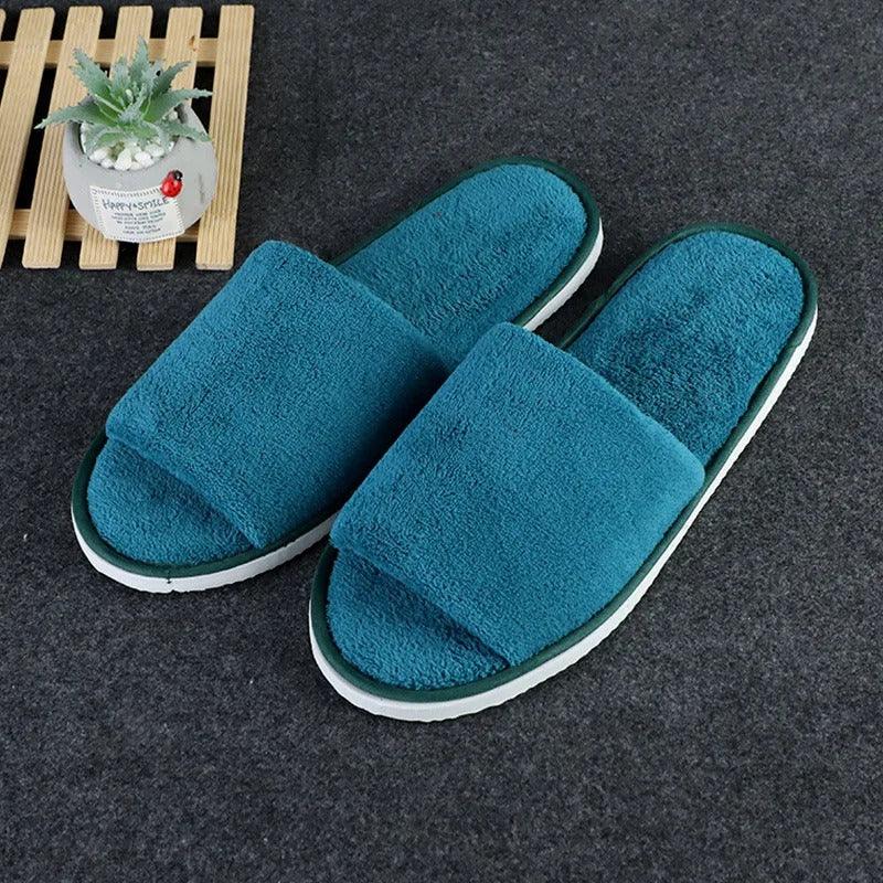 Open toe bathroom slippers