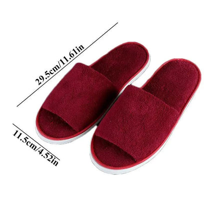 Open toe bathroom slippers