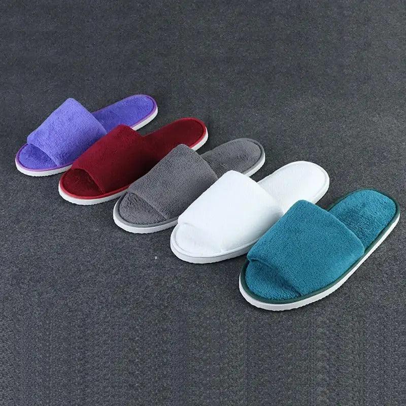 Open toe bathroom slippers