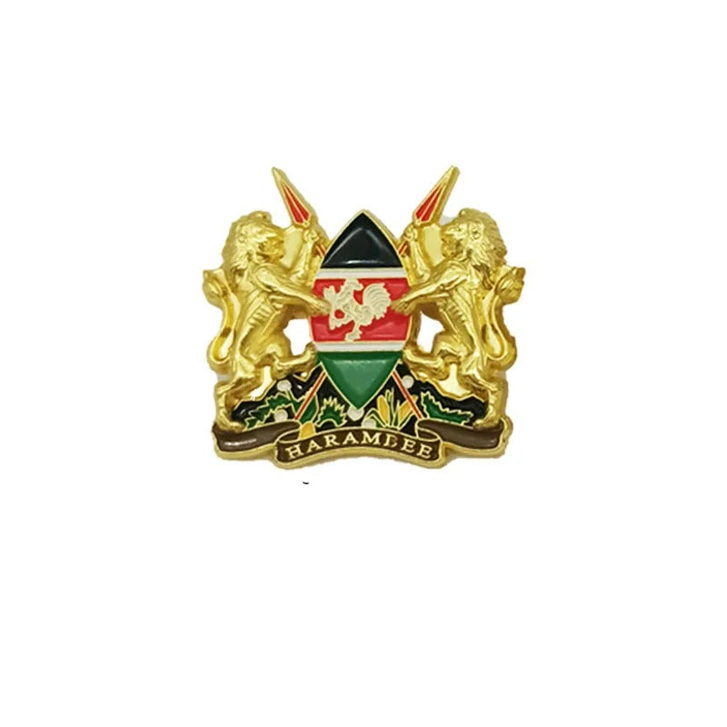 Coat of arms - Kenya - Fiber