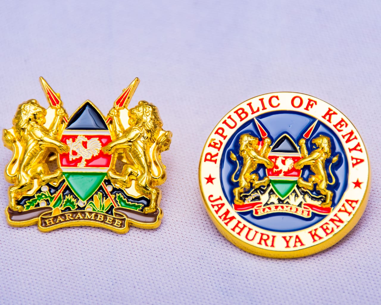 Coat of arms - Kenya - Fiber