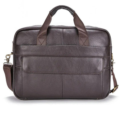 Compartmental leather bag