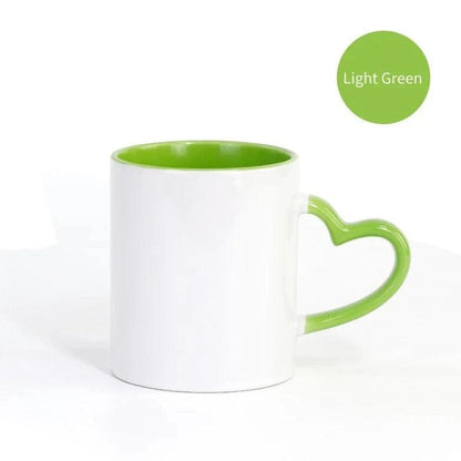 Personalized love handle tea cup