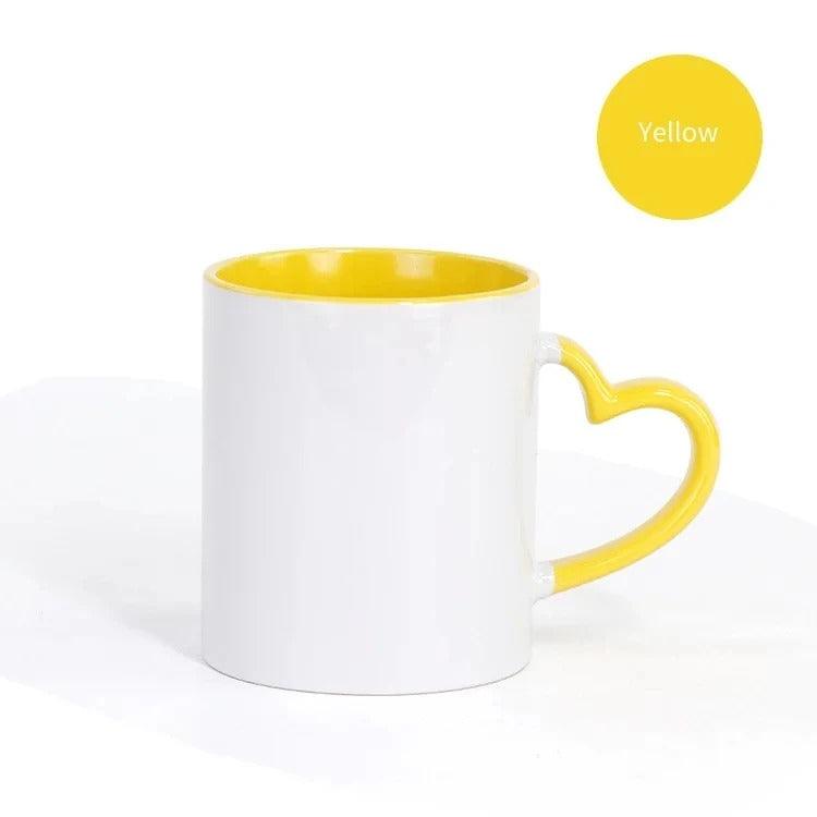 Personalized love handle tea cup