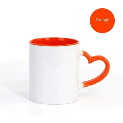 Personalized love handle tea cup