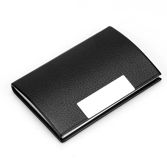 Curved business card holder