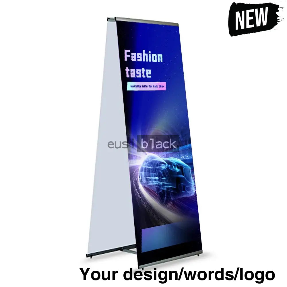 Double sided L-banner stand