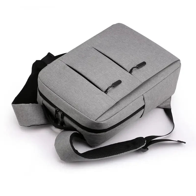 Double zip laptop bag