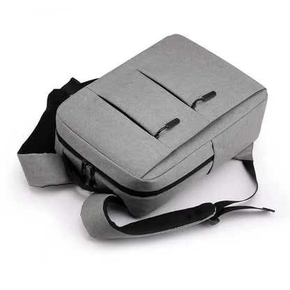 Double zip laptop bag