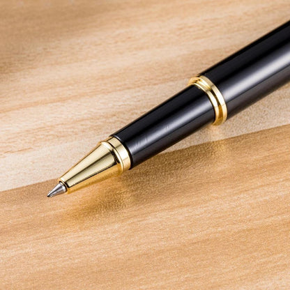 Gold on black executive pen