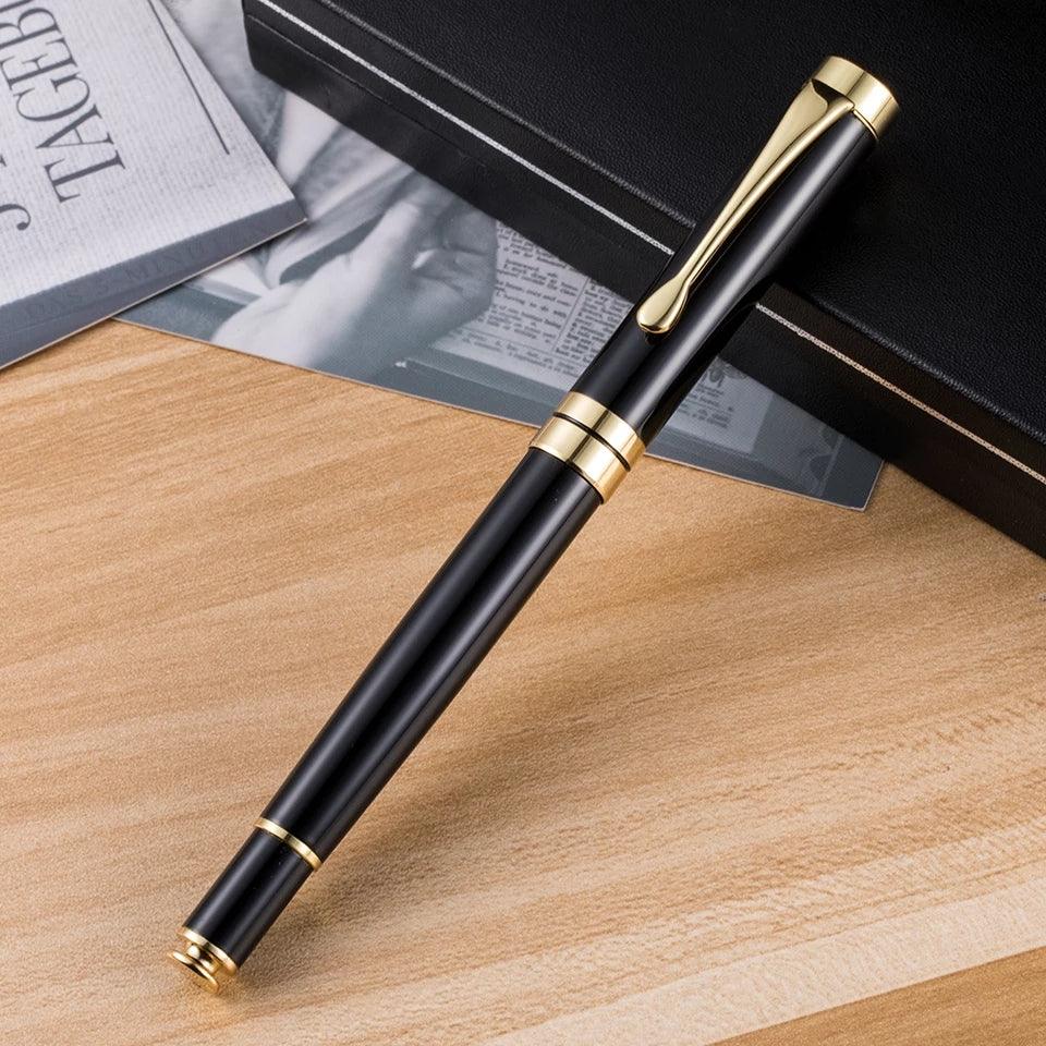 Gold on black executive pen