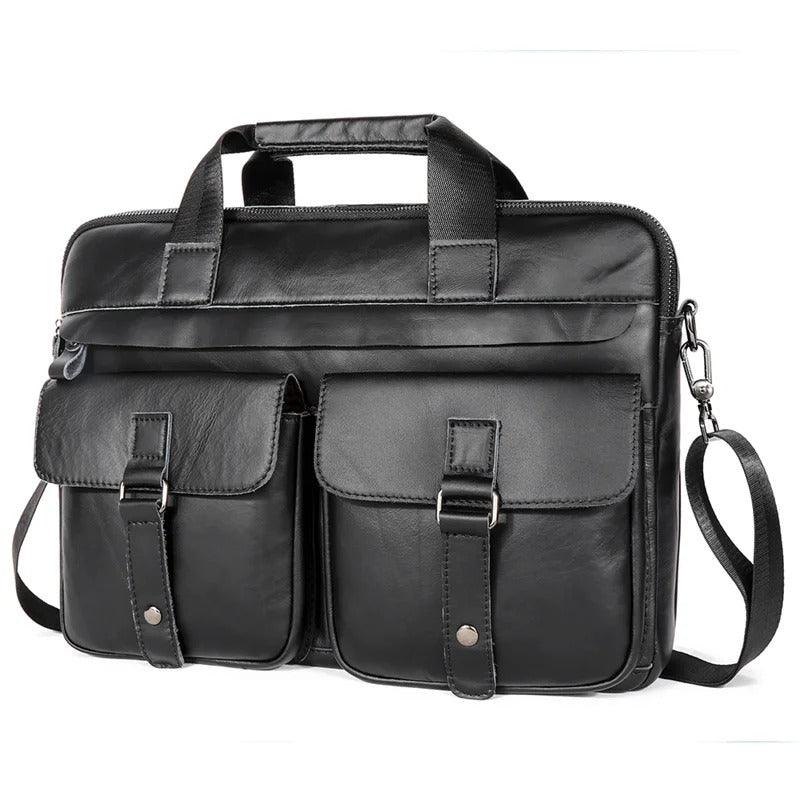 Executive portfolio leather bag