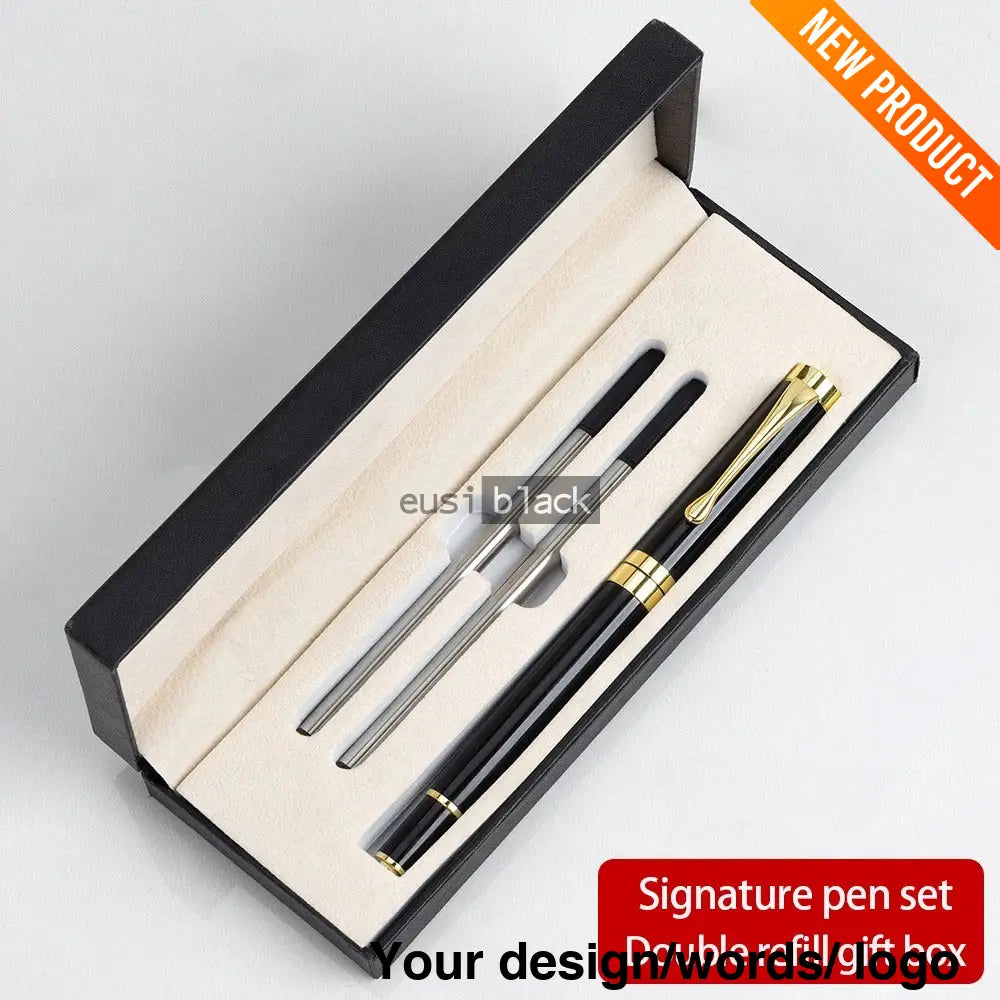 Executive Pen With Refill(S) Pen In Case & Two Refills