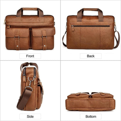 Executive portfolio leather bag