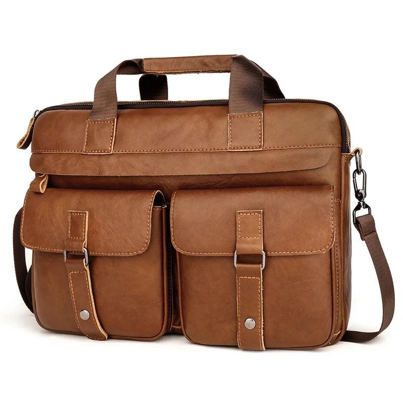 Executive portfolio leather bag