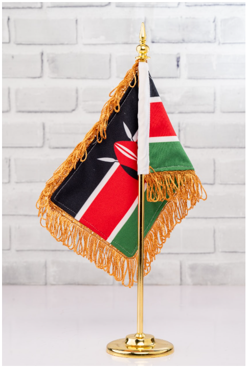Metallic table flag holder - A3