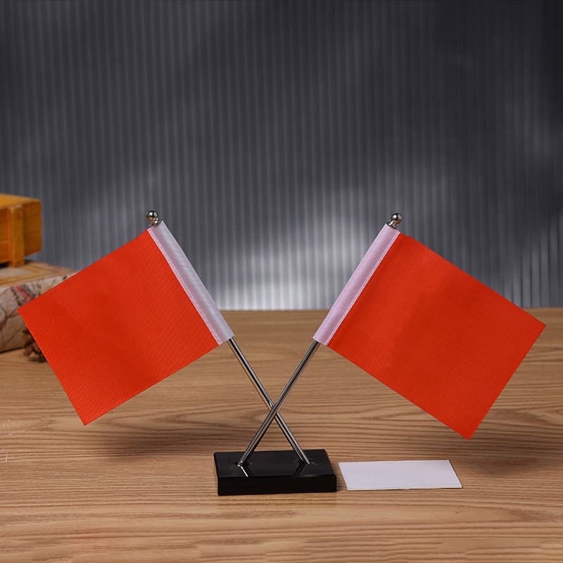 Crossover double pole flag holder - A5