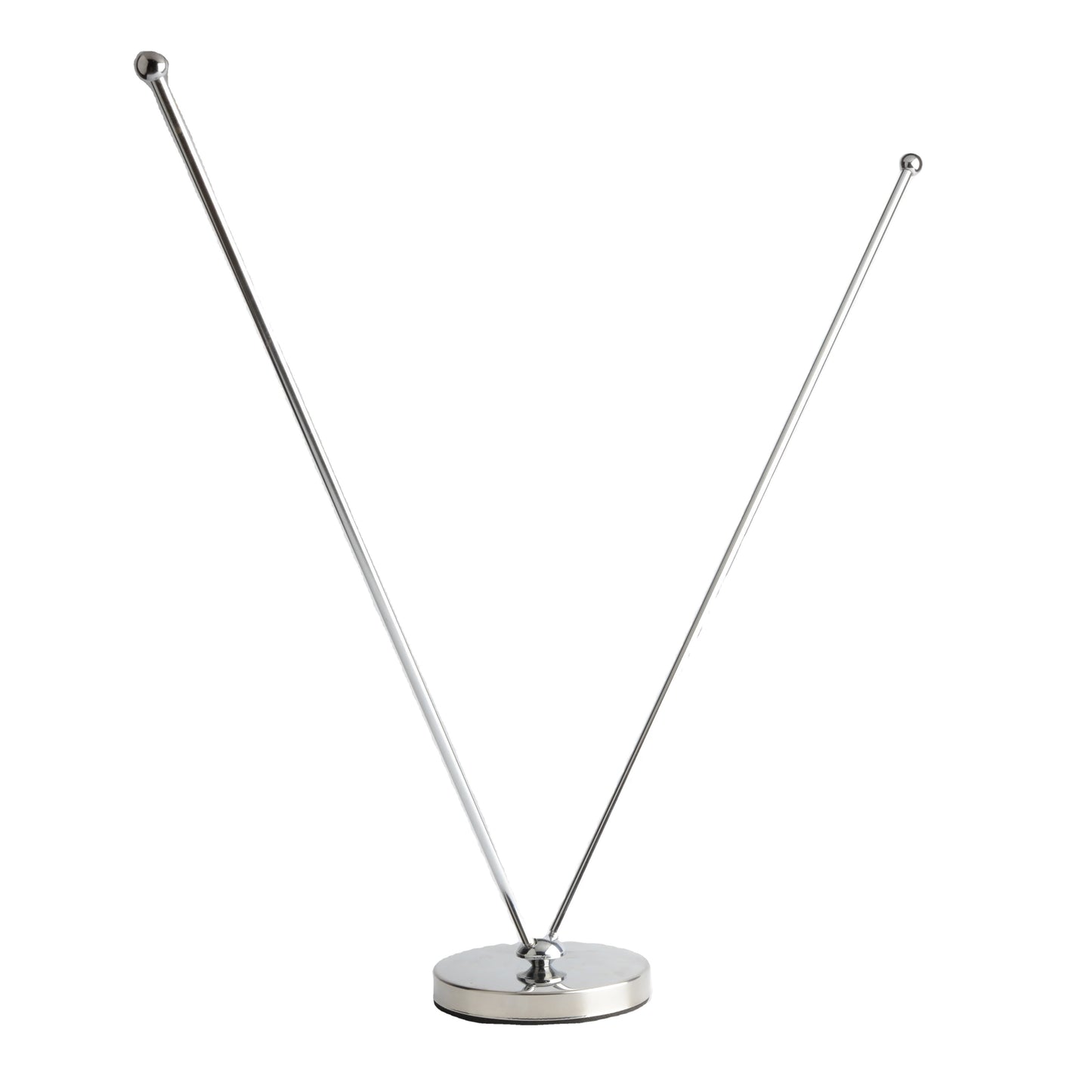 Adjustable metallic double table flag holder - A3