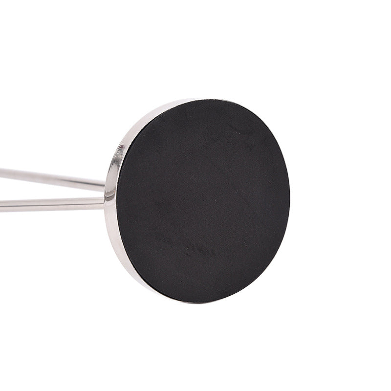 Adjustable metallic double table flag holder - A3