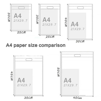 Flat non-woven carrier bag