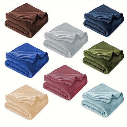 Fleece throw blanket