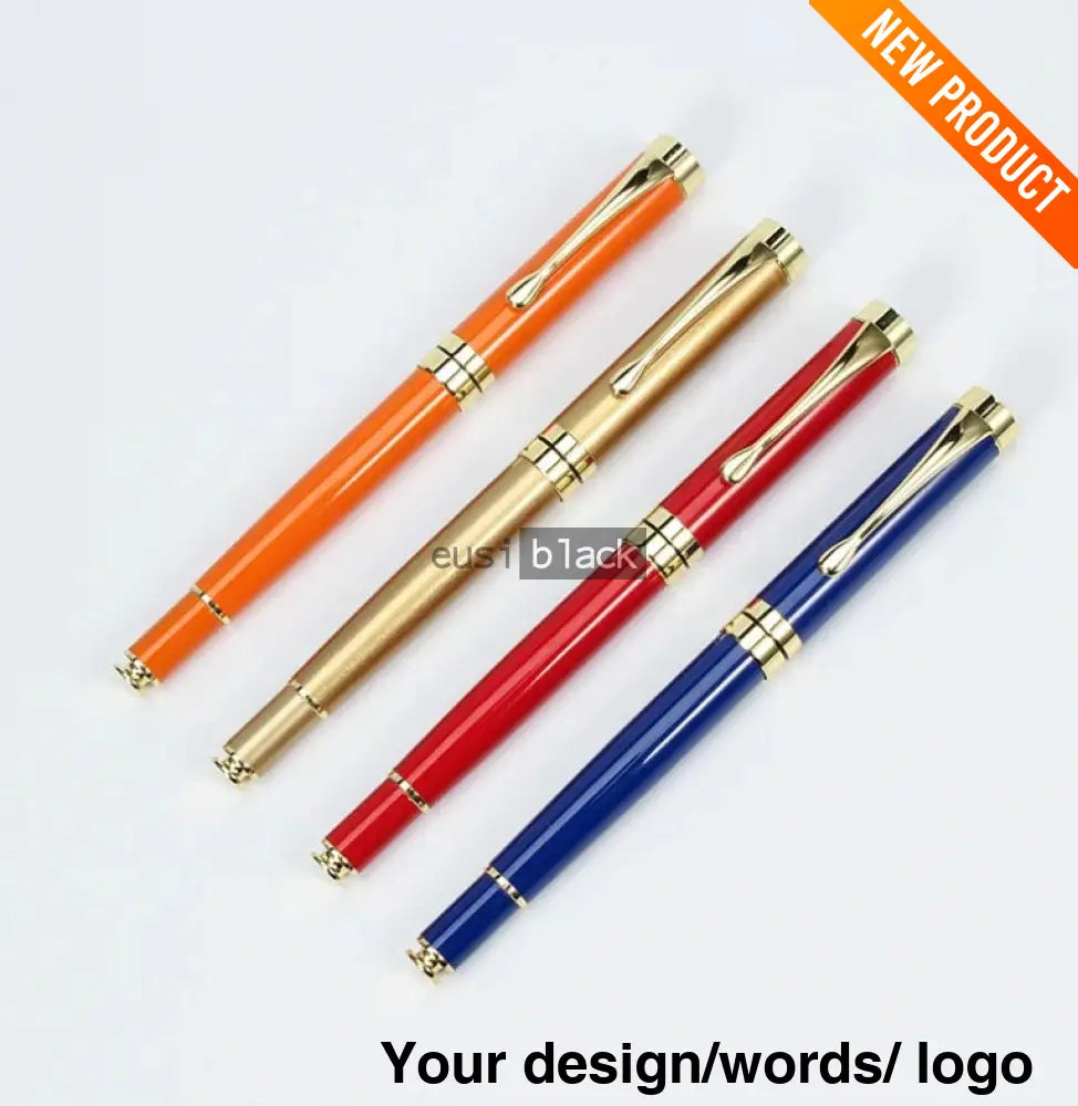 Four Part Gold Executive Pen Gold On Rose / Pen Only