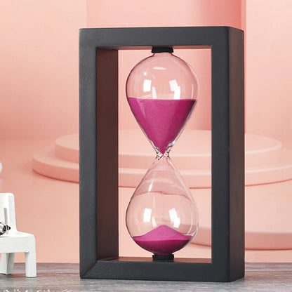 Framed hour glass