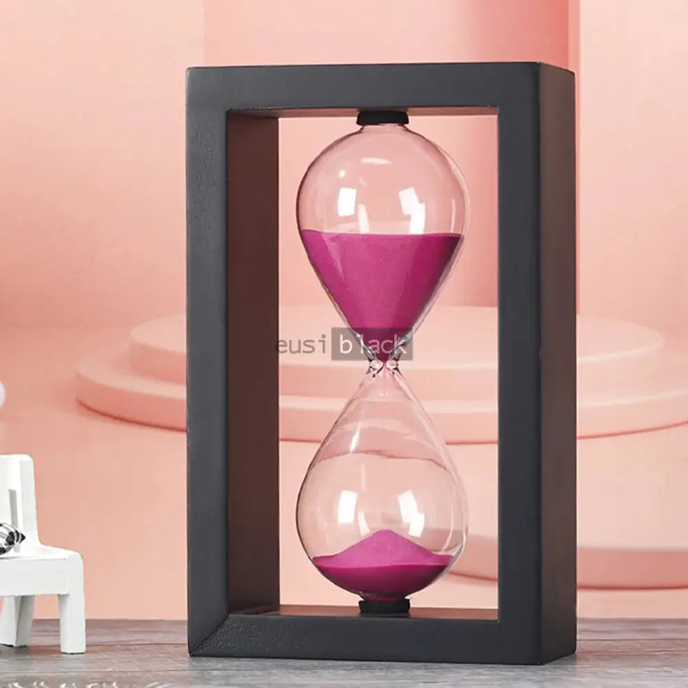 Framed Hour Glass 1 / Pink