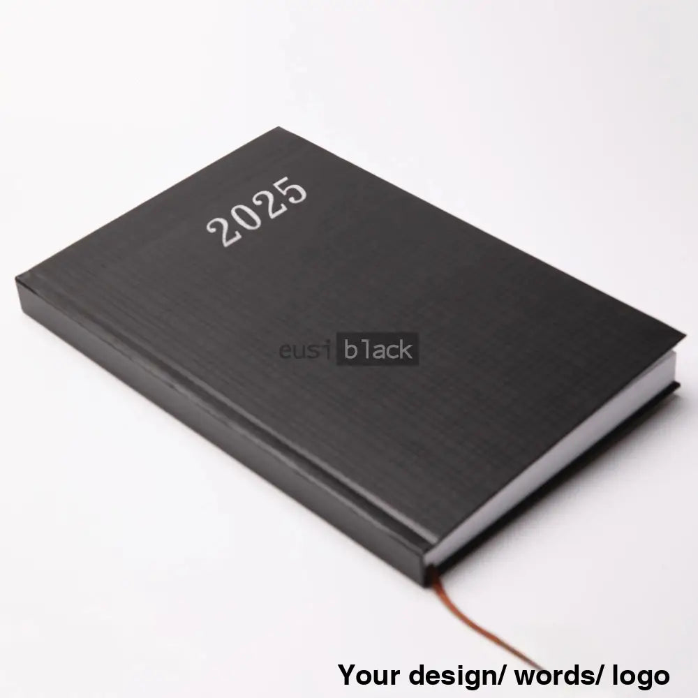 Hardcover 2025 Diary Black