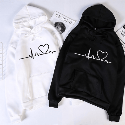 Personalized couple's hoodies