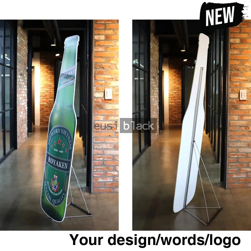 Custom human size sign stand