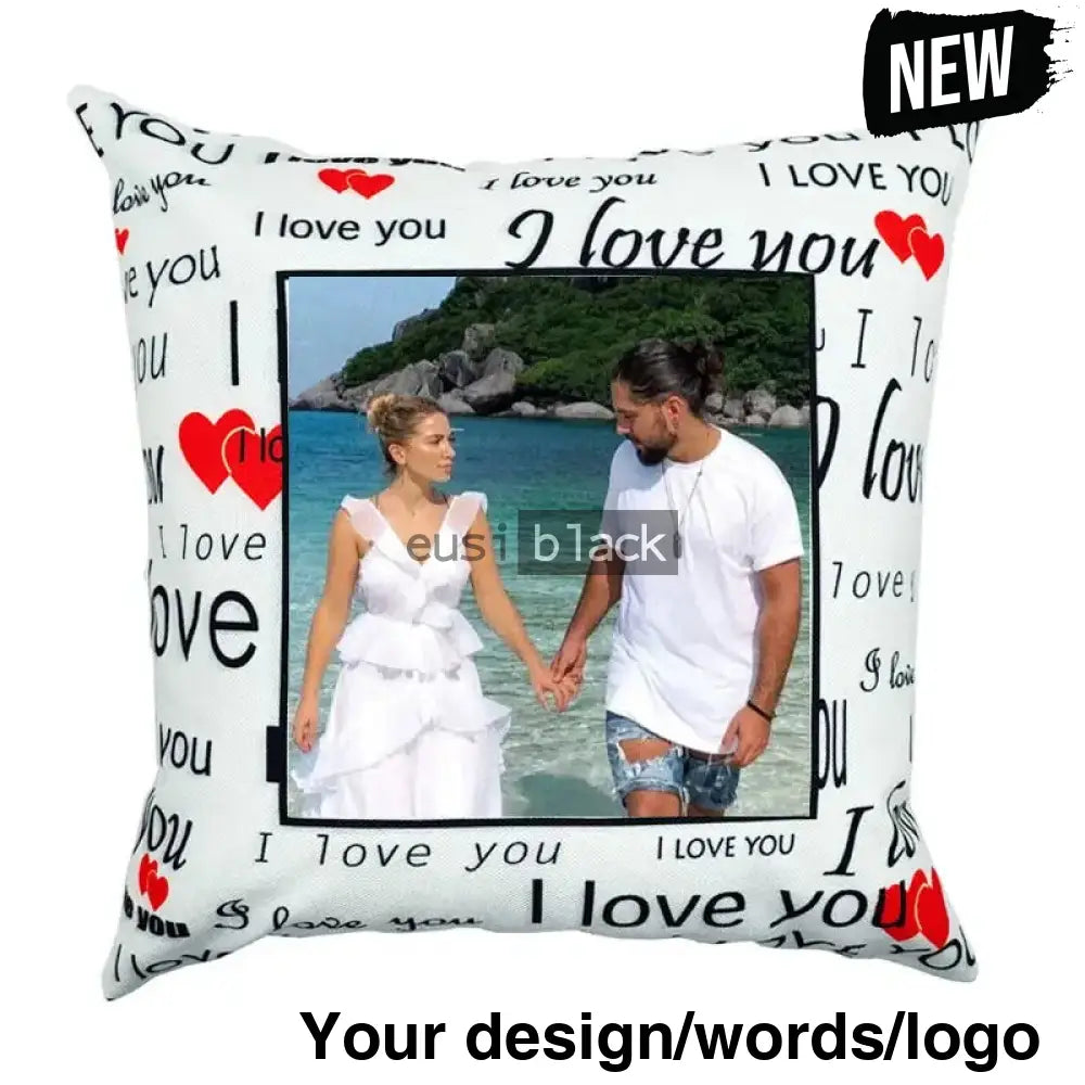 ’I love you’ throw pillow