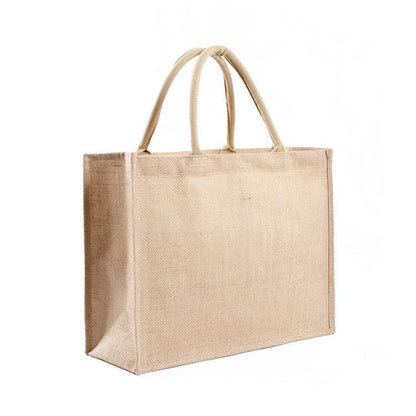 Personalized tote jute bag