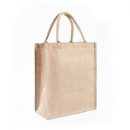 Personalized tote jute bag