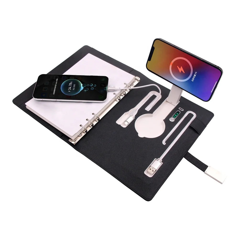 LED inbuilt power bank notebook