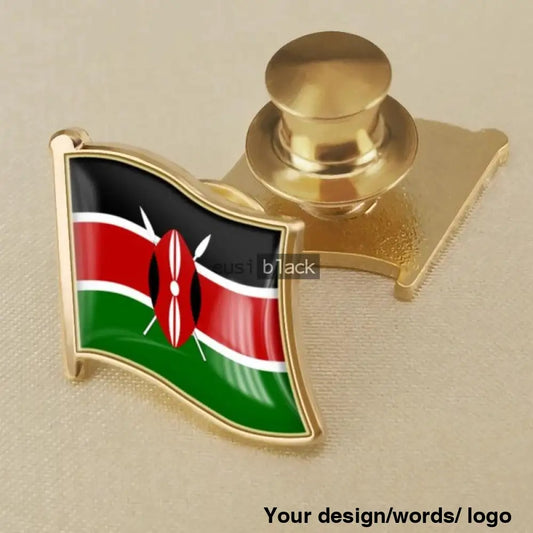 Flag Shaped Lapel Pin Pin