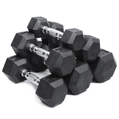 Hex dumbbell set