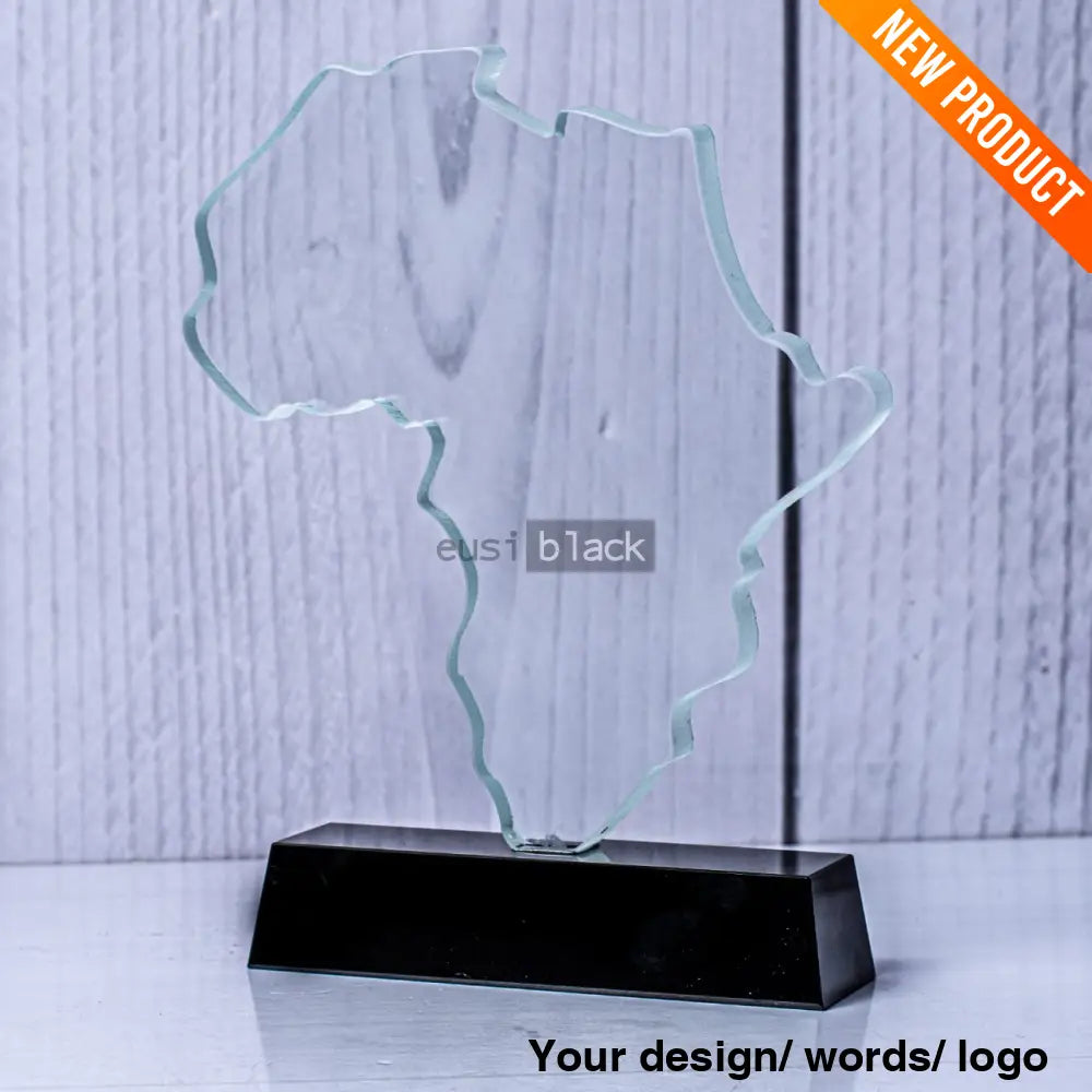 Map Of Africa Crystal Award Height 8.5’’ | 1 Cm Thick